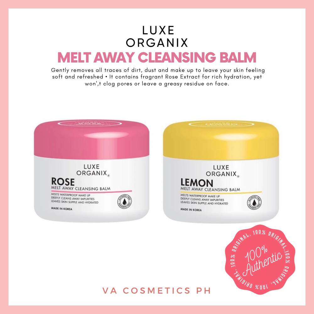 LUXE ORGANIX Melt Away Cleansing Balm 50g Lazada PH