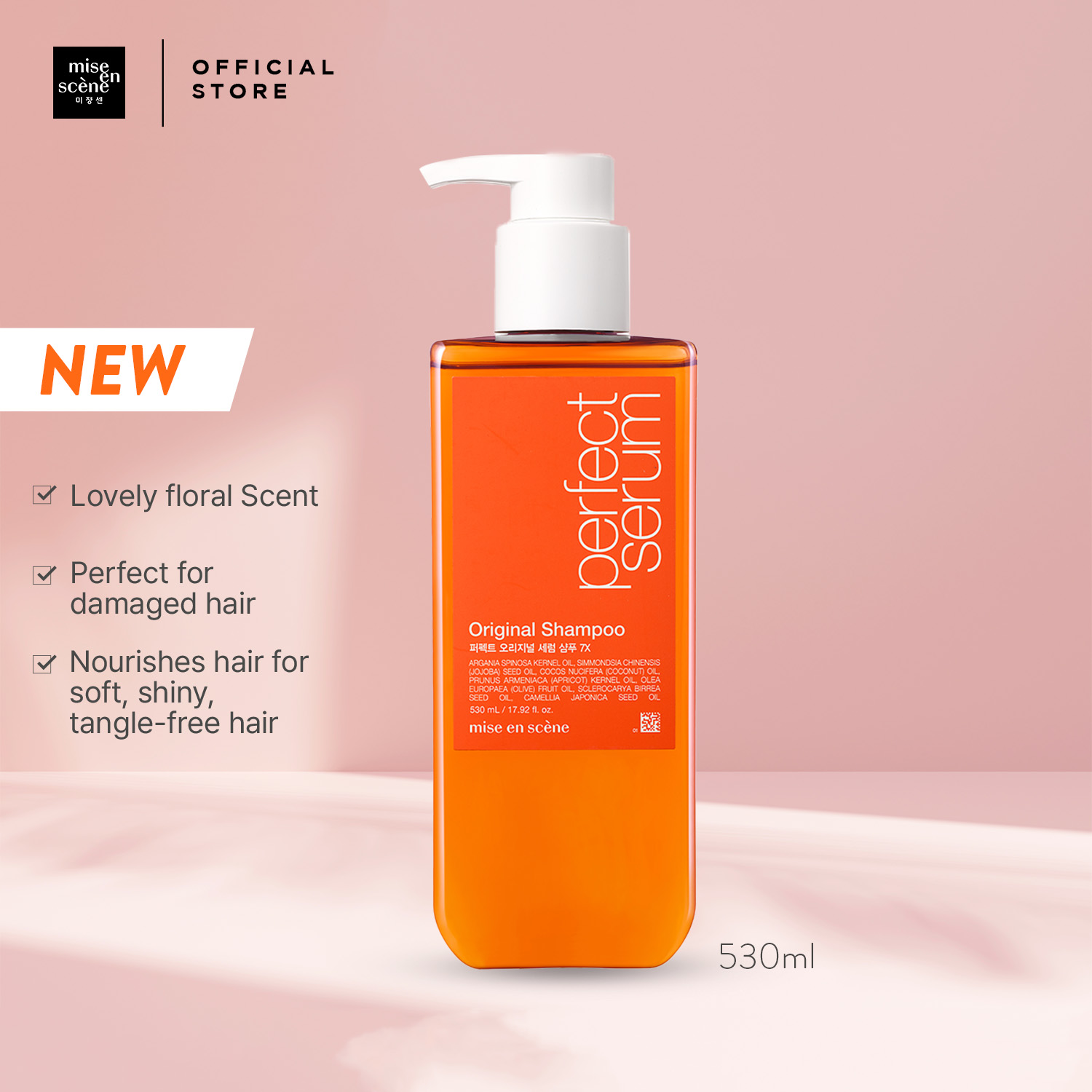 [NEW] mise en scene Perfect Serum Shampoo 530mL | Lazada PH