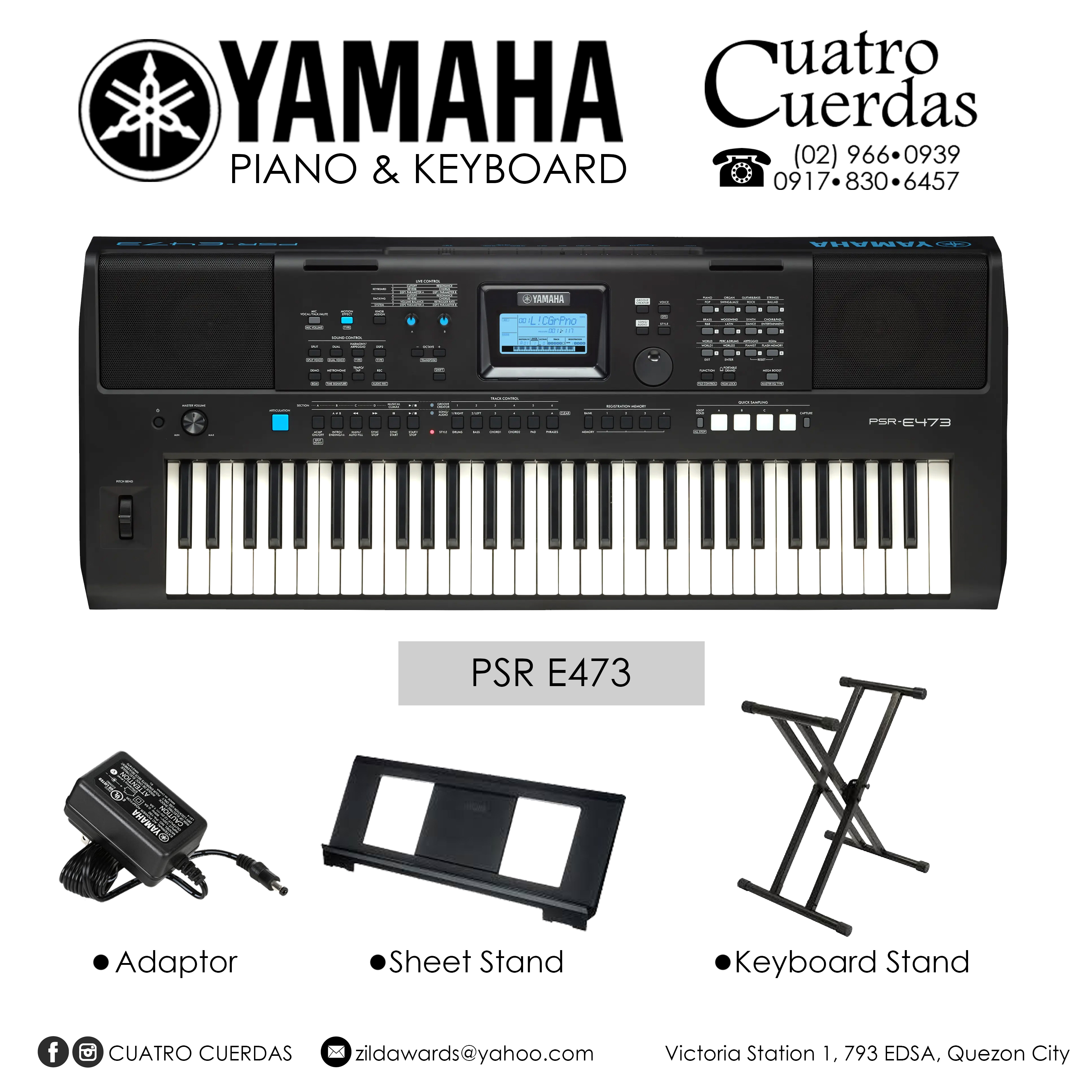 yamaha electric keyboard models