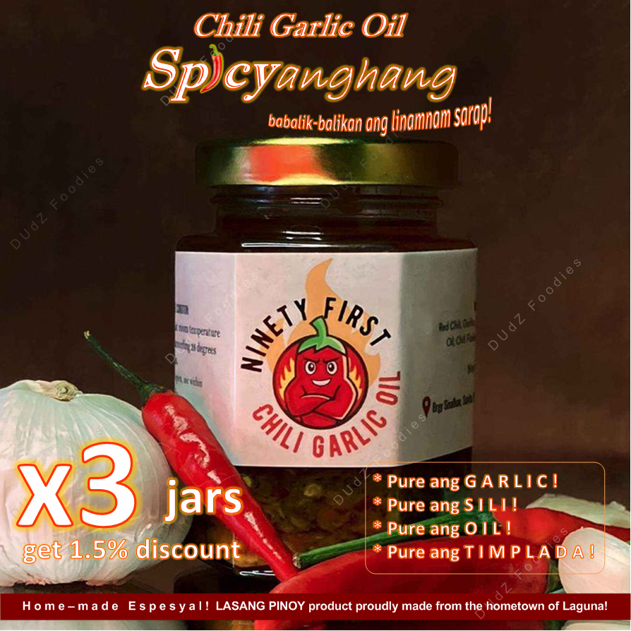 FIRST Original Chili Garlic Oil Sauce (Homemade Espesyal