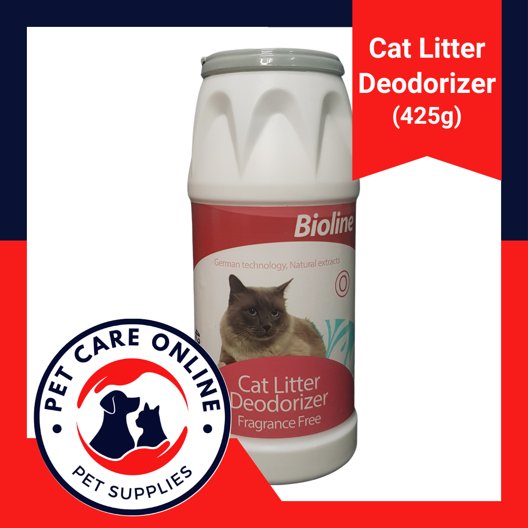 Bioline CAT LITTER DEODORIZER, 425g, Fragrance Free, Powder Lazada PH