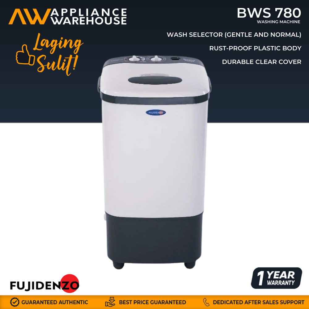 Fujidenzo BWS 780 7.8 kg. Single Tub Washing Machine Lazada PH