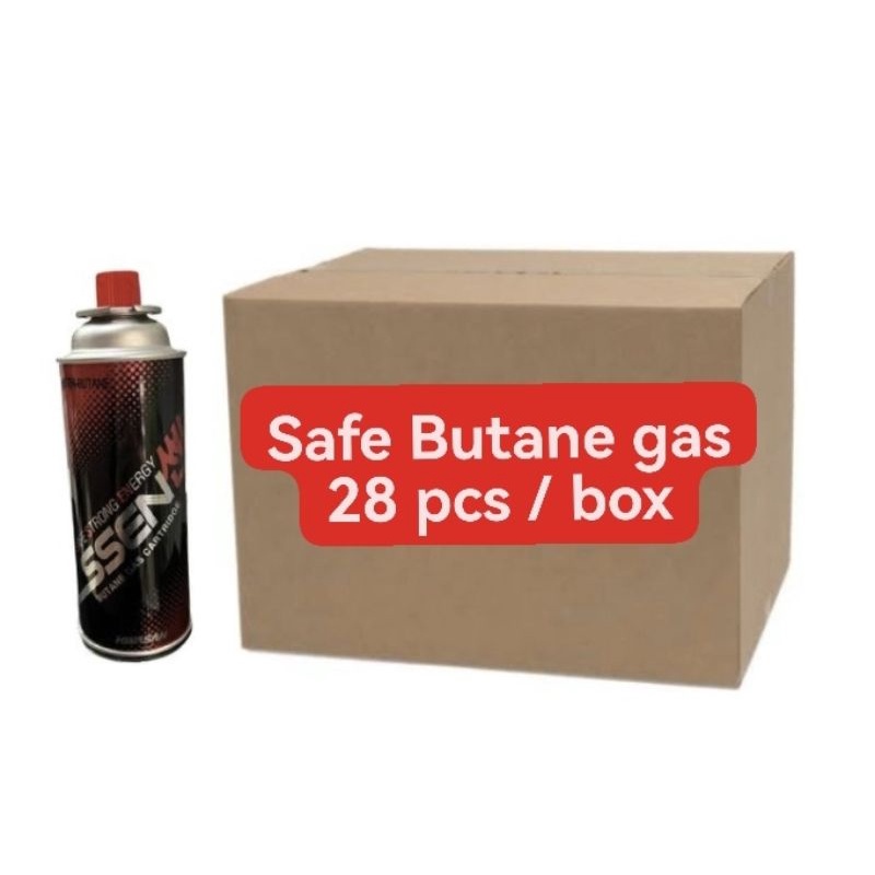 safe Butane gas for portable gas stove (28 pcs/ box) Lazada PH