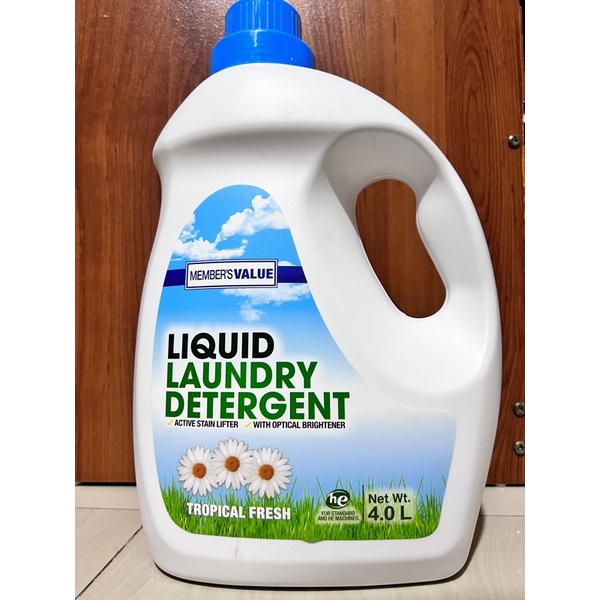 Member's Value Liquid Laundry Detergent 4 Liters Lazada PH