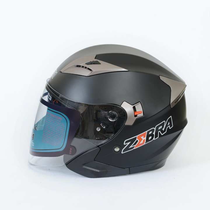 Zebra Motorcycle Half Face Helmet YM627 | Lazada PH