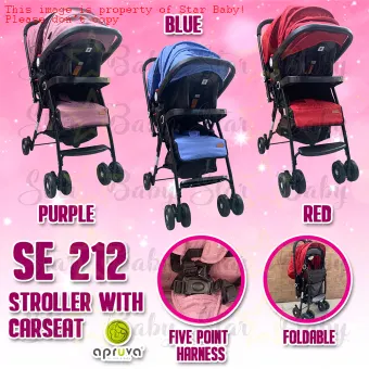 apruva stroller with car seat