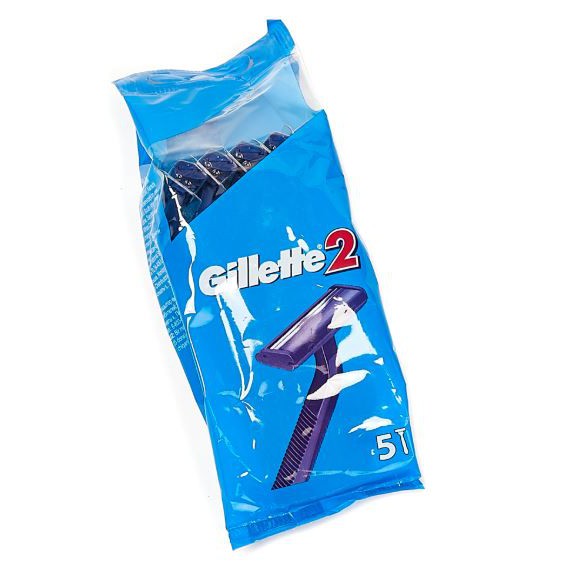 Gillette G2 Men's Disposable Travel Razors with 2 Precision Comfort