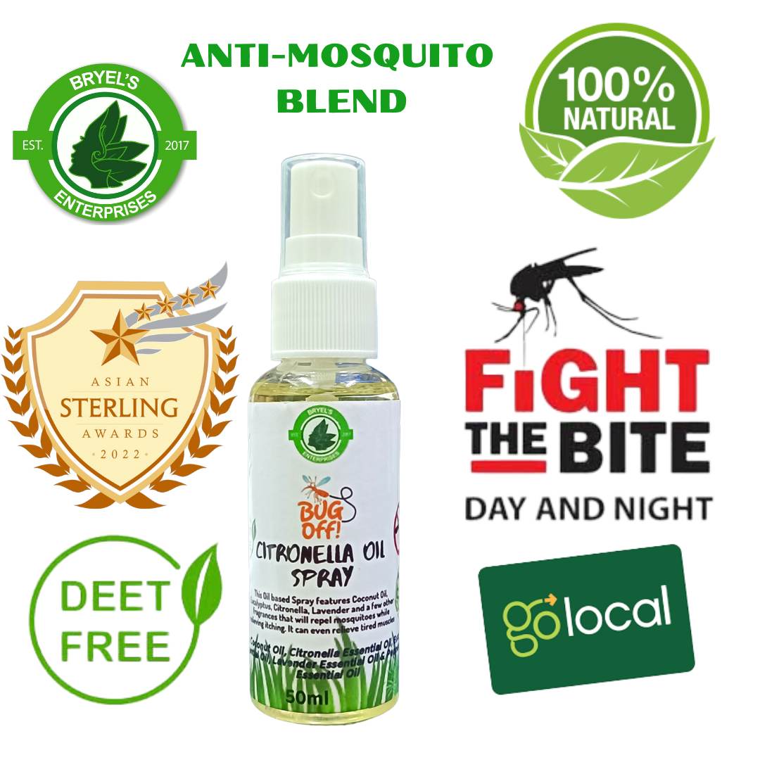 BRYELS CARE Citronella Oil Spray bug Off 50ML CITRONELLA off this Oil