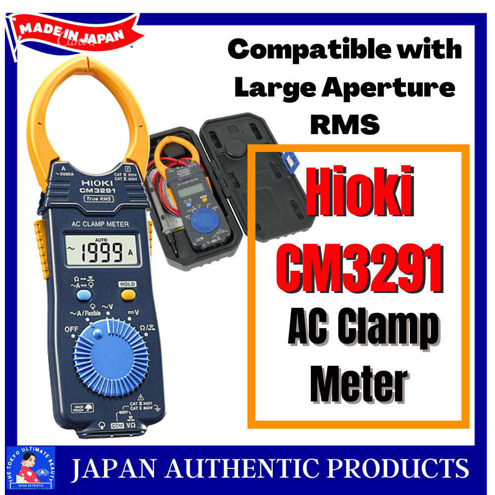 Hioki CM3291 AC Clamp Meter Compatible with Large Aperture RMS Lazada PH