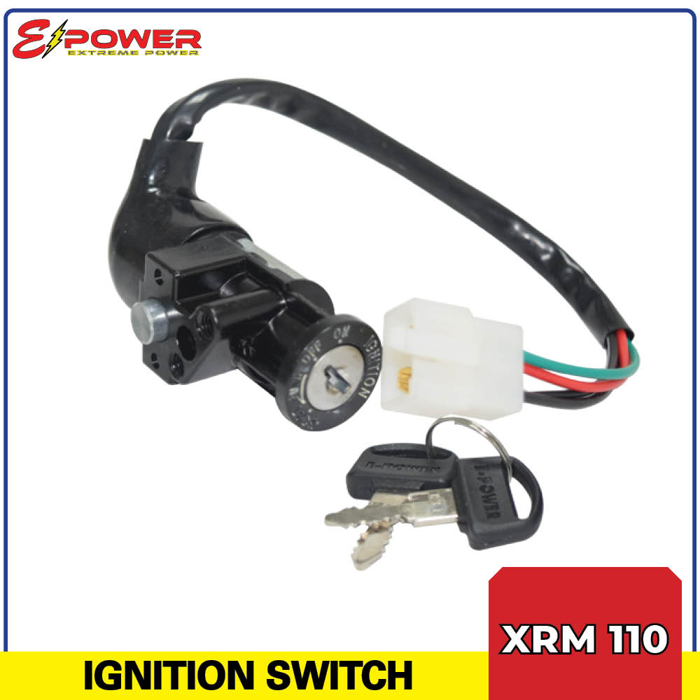 Honda XRM 110 EPower Ignition Switch / Main Switch & Key Set Lazada PH