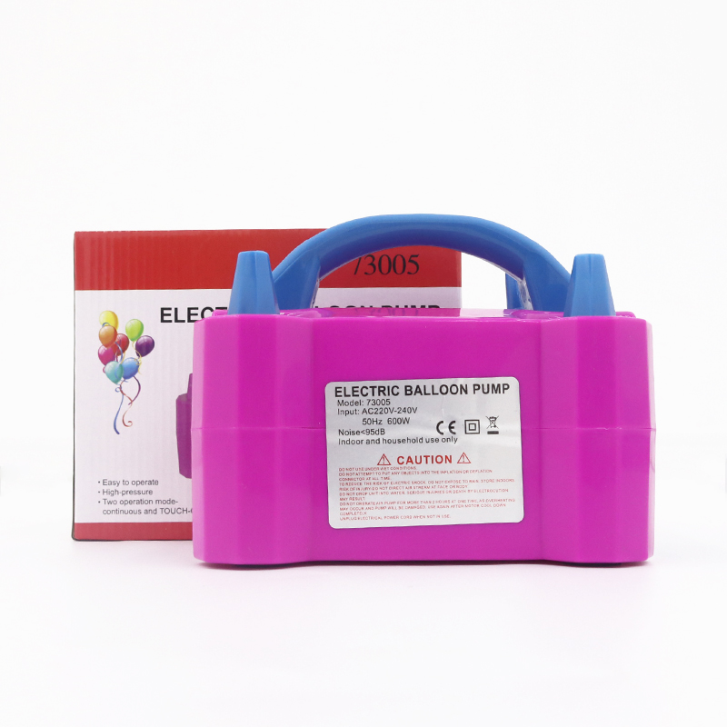 Electric Balloon Air Pump Inflator DualNozzle Globos Machine Air