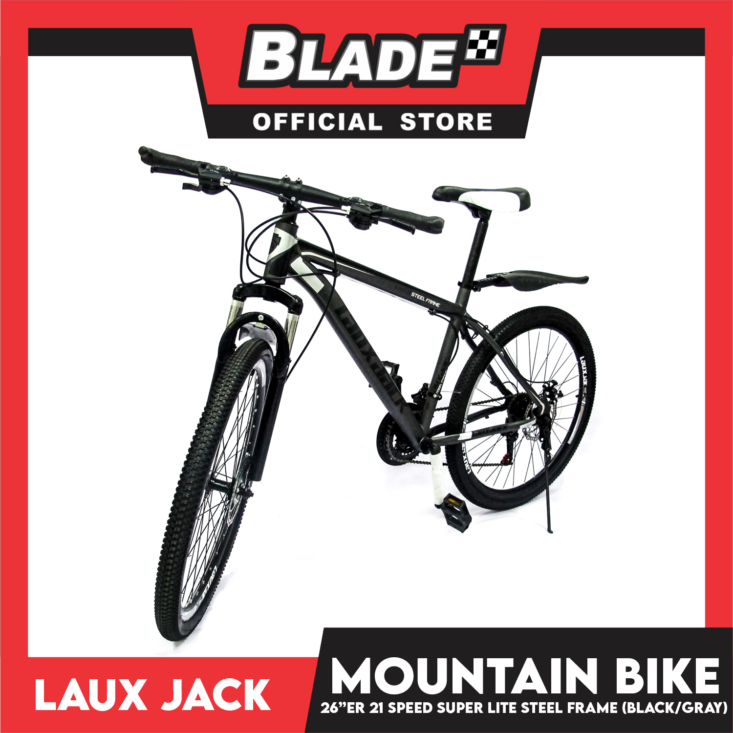 gray mountain bike