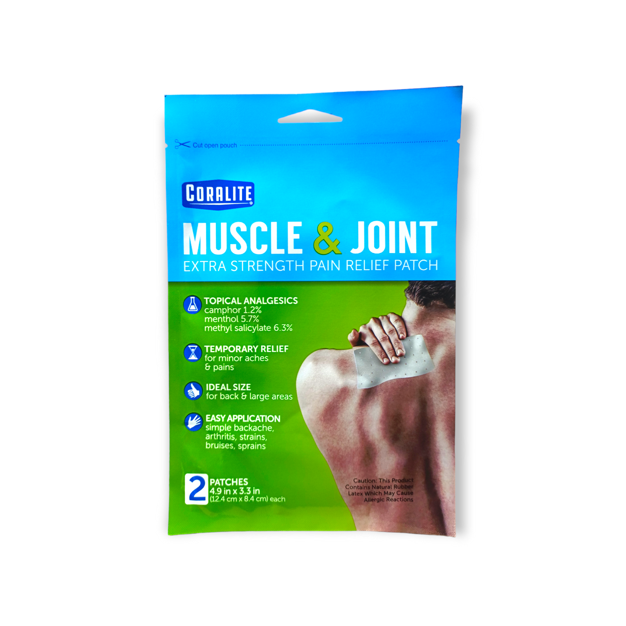 (USA) Coralite Muscle & Joint Extra Strength Pain Relief Patch. 2