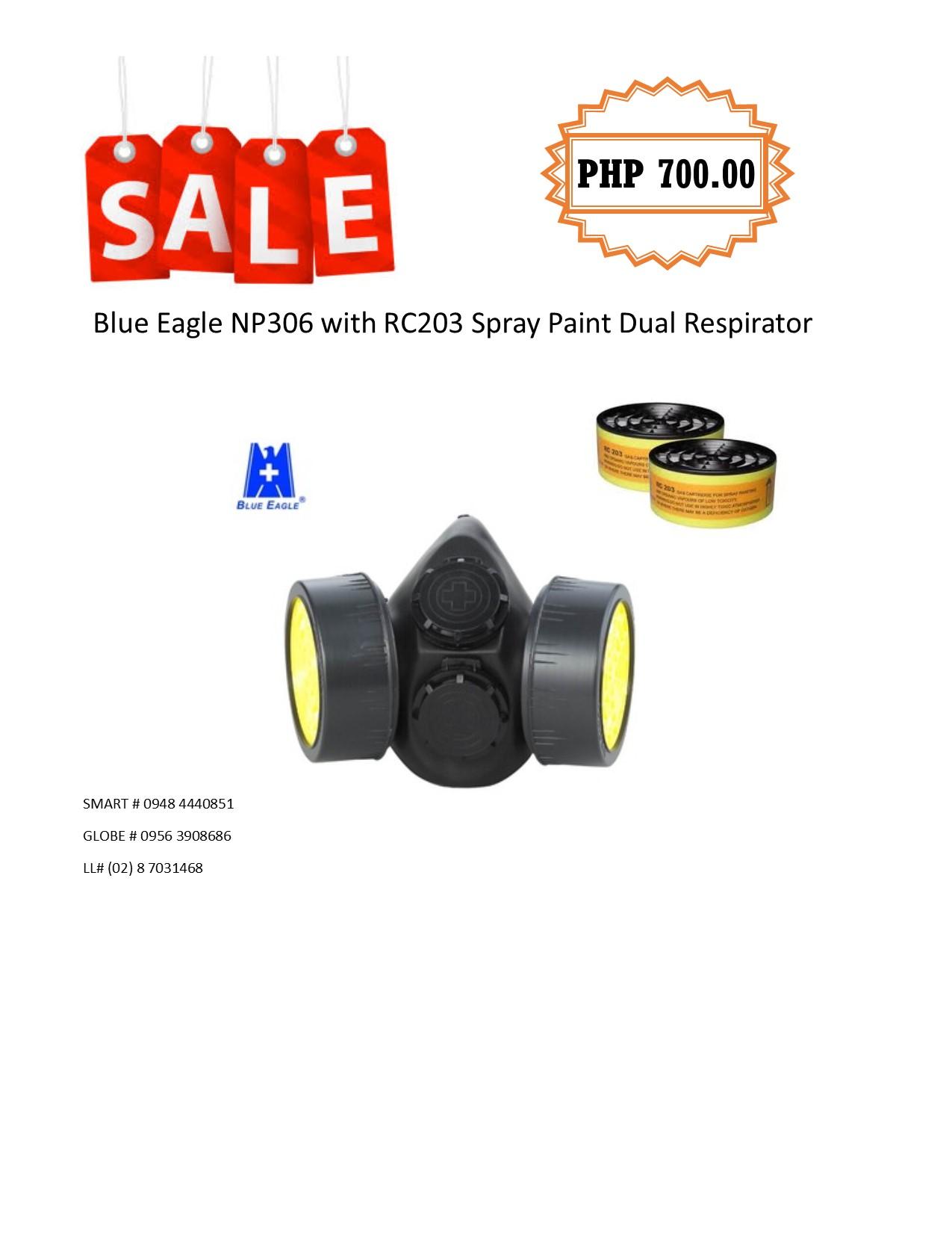 RESPIRATOR DUAL CARTRIDGE NP306 BLUE EAGLE | Lazada PH