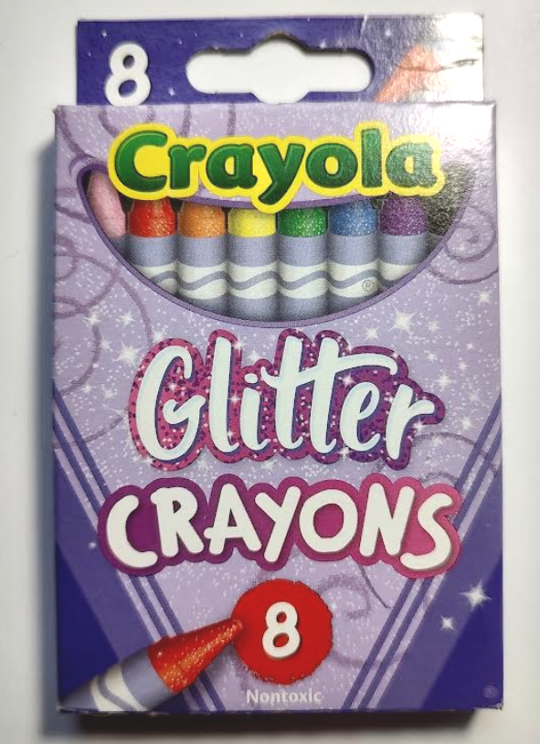 Crayola Glitter Crayons 8 Count