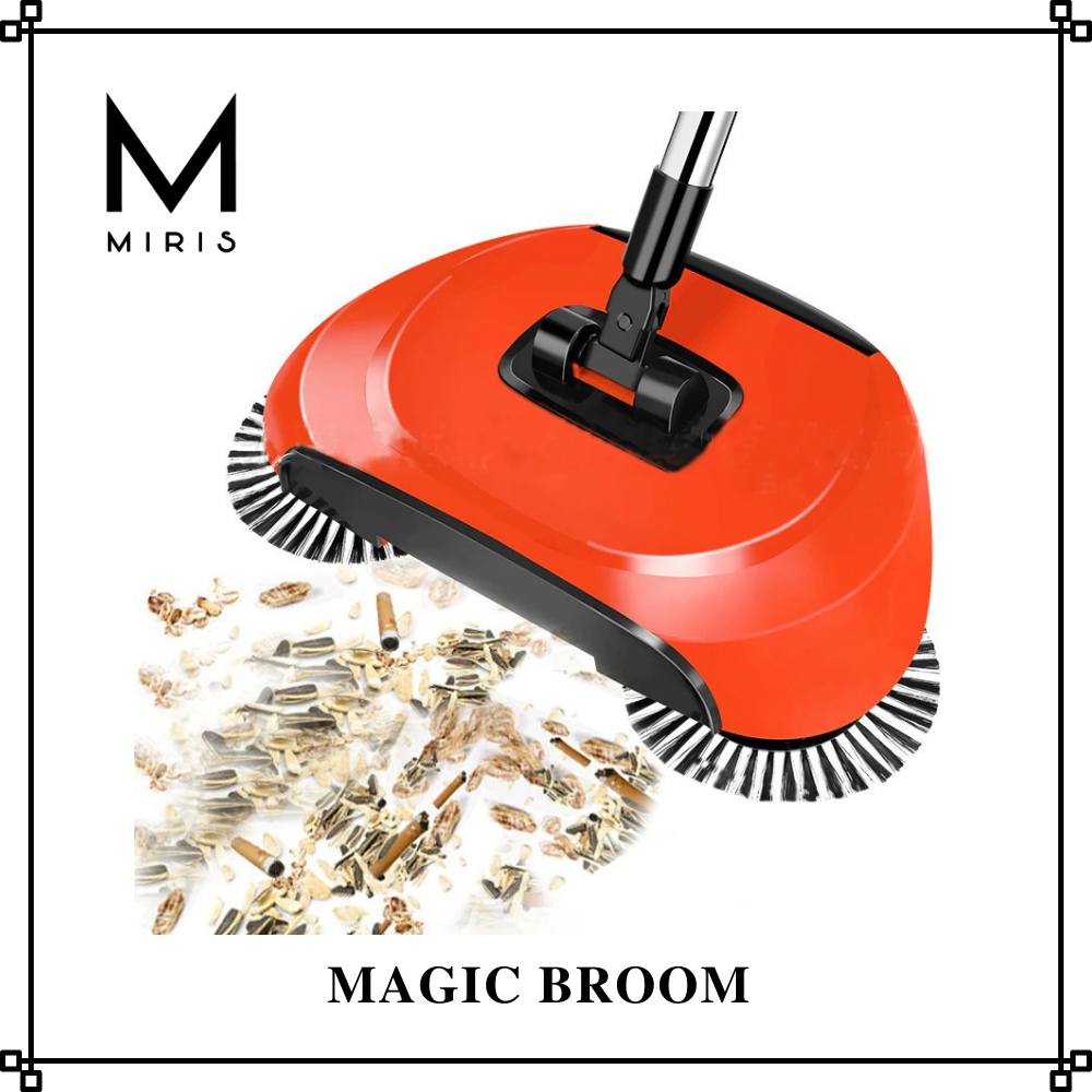 Push Sweeper For Floor, Carpet Sweeper, Manual Sweeper, Cleaner 360