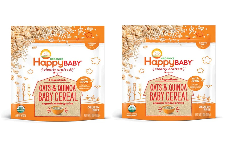 happy baby oats and quinoa cereal