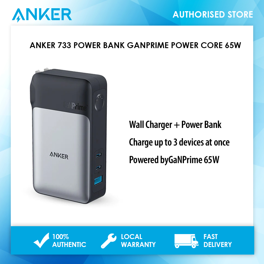 Anker 733 In 10000mah Power Bank 65w GanPrime Charger