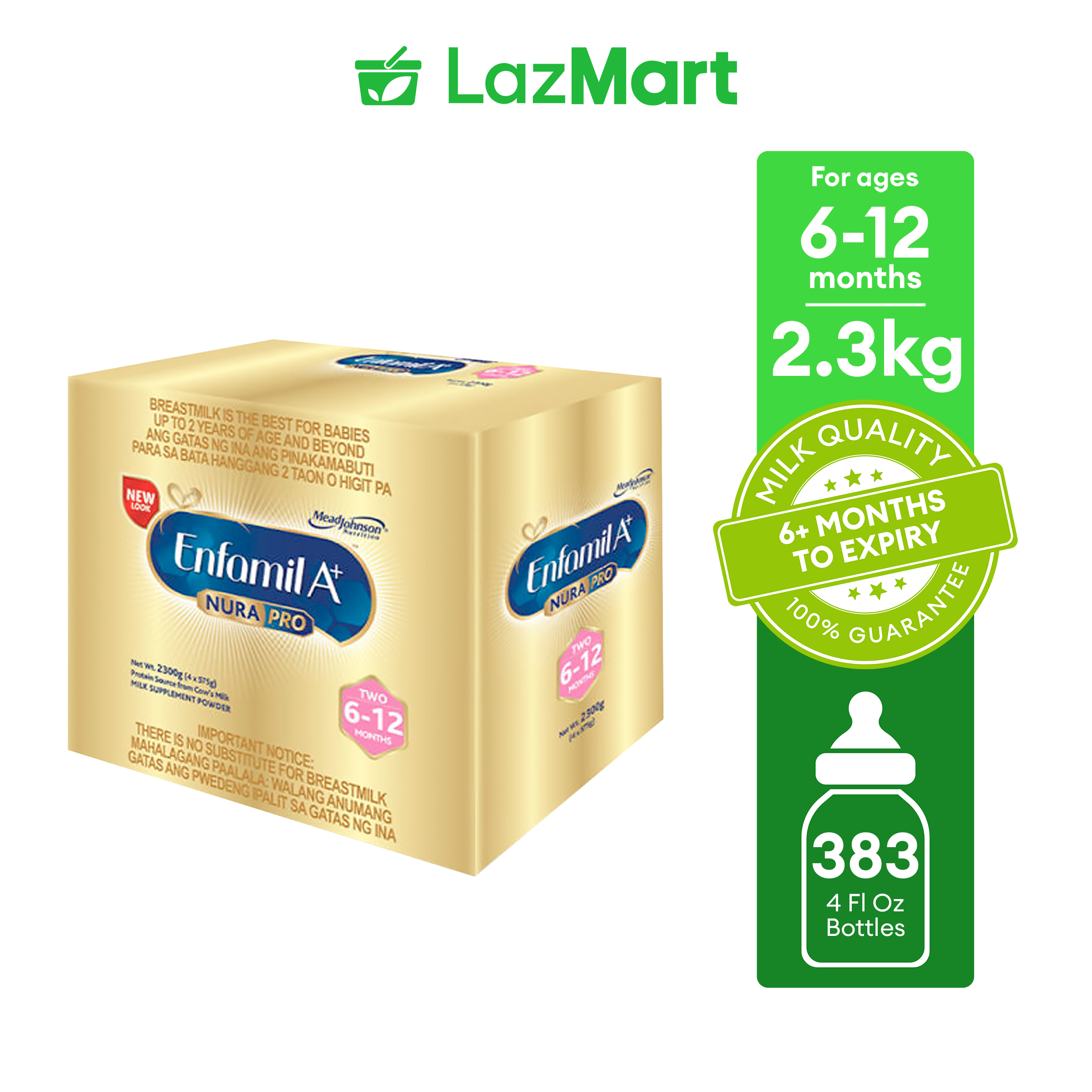 Enfamil A+ Two Nurapro (2300g) Milk Supplement Powder for