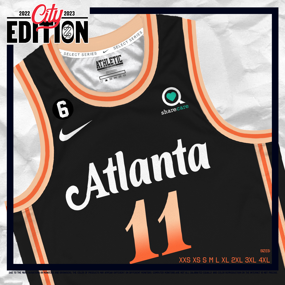 NBA_ 75th Custom Jersey Atlanta''Hawks''Men Women Youth 22 Cam