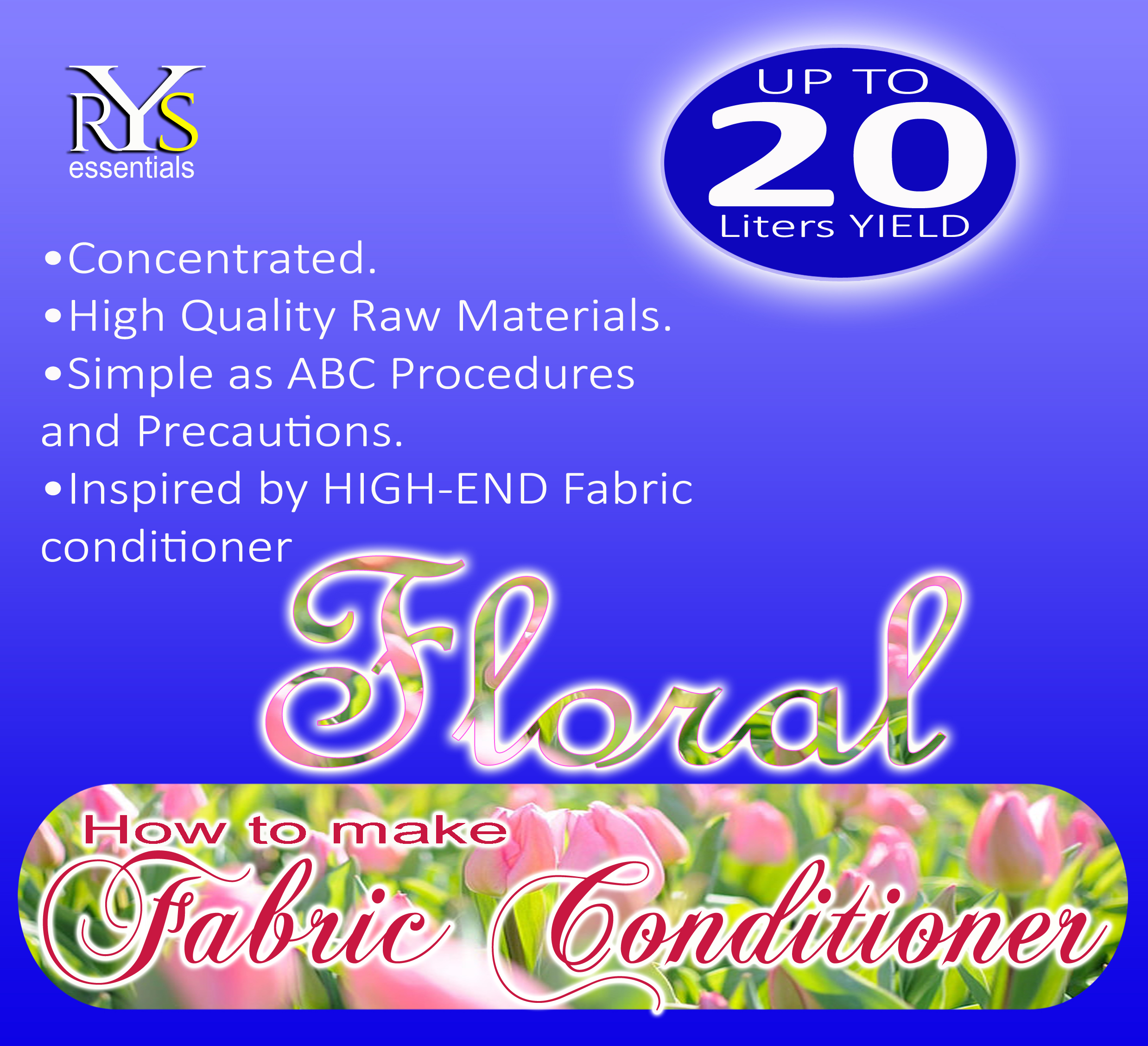 Fabric Conditioner DIY Kits Up to 20 Liters yield Lazada PH