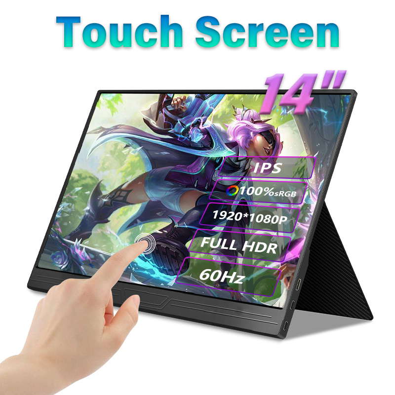 15.6 Inch Ultrathin Portable Monitor Touch Screen 1080P IPS HD Screen USB  Type C HDMI Dual Speaker For Laptop PS4 X Switch Gaming Display Monitor  Lazada PH