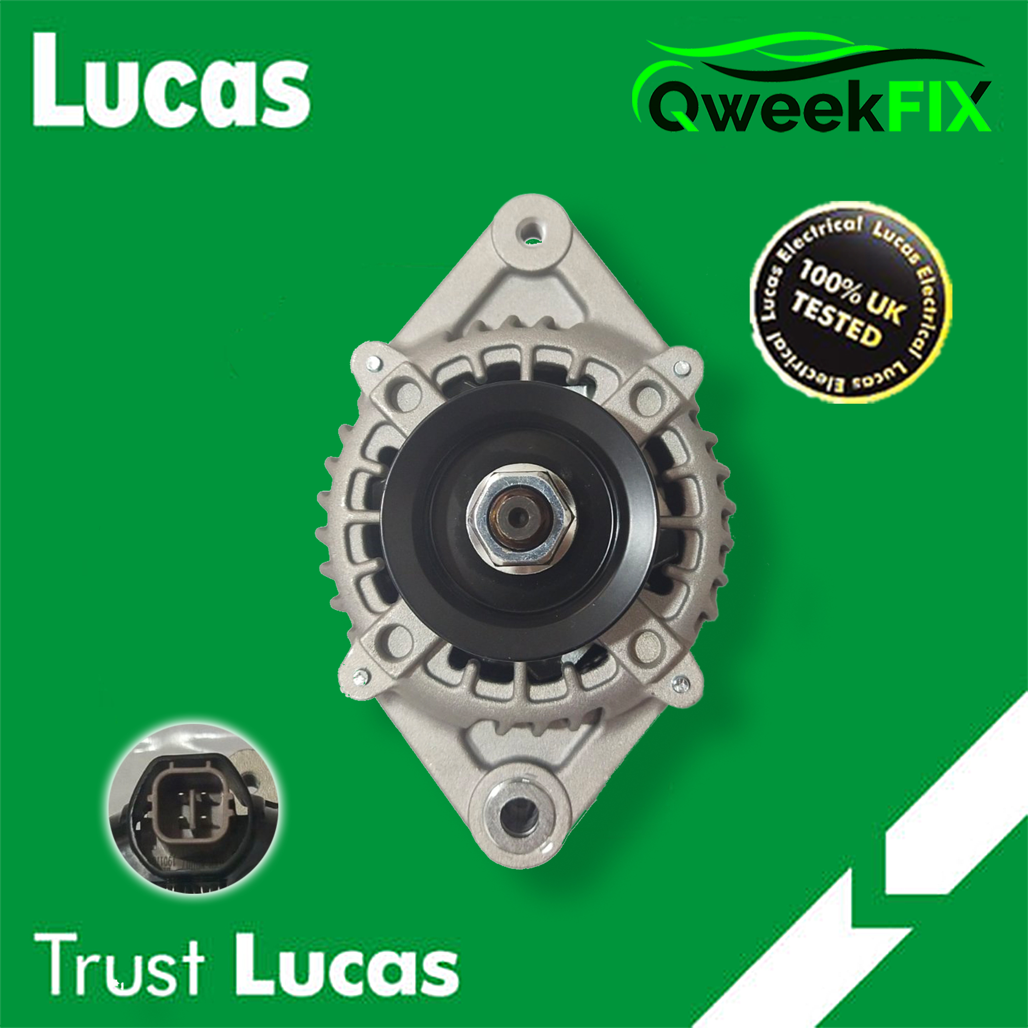 GENUINE LUCAS ALTERNATOR ASSEMBLY FOR SUZUKI SWIFT / SX4 / ESTEEM K14B 2011 2016 80A 12V 4