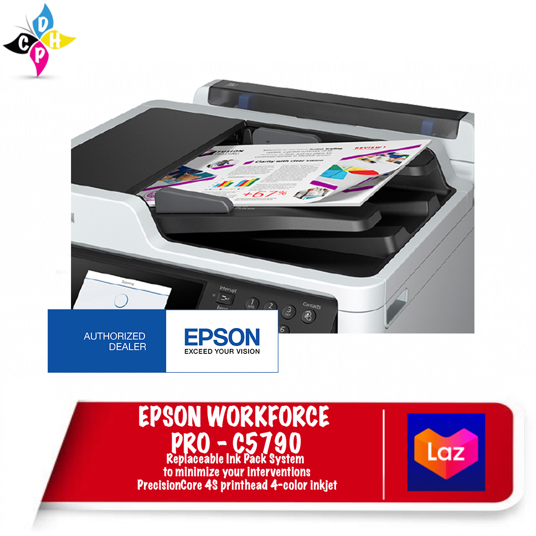 Epson Workforce Pro Wf C5790 Wi Fi Duplex All In One Inkjet Printer Lazada Ph 4815