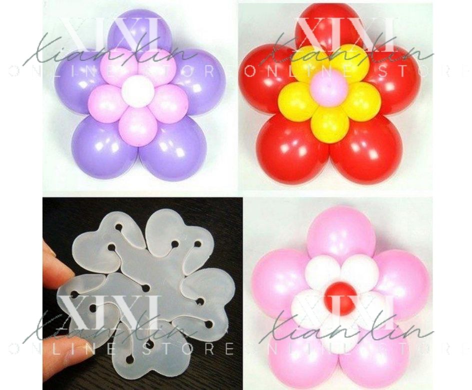 DIY Flower Clip Balloon Flower Clip Tie Party Decoration Tools Lazada PH