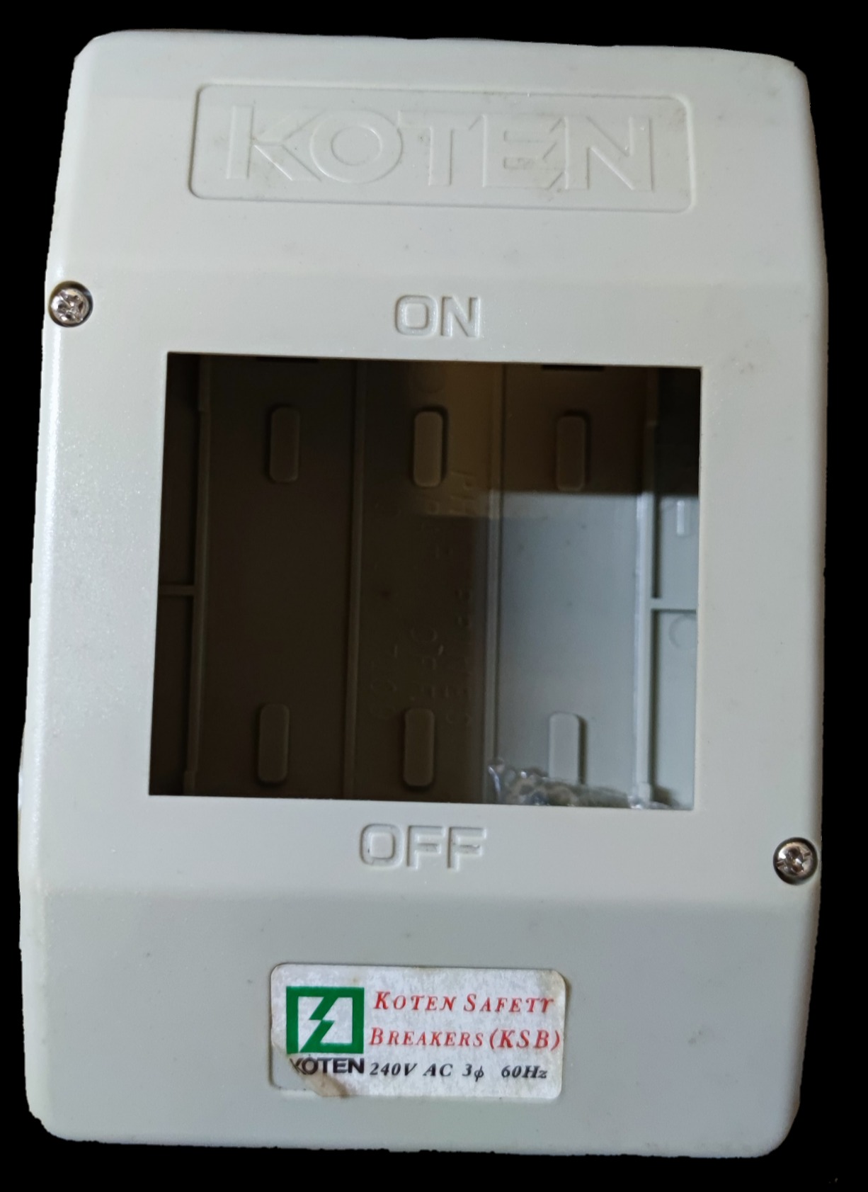 Nema 1 Panel Board for 3 Pole 3 Phase Bolton Breakers PVC ( Koten) Lazada PH