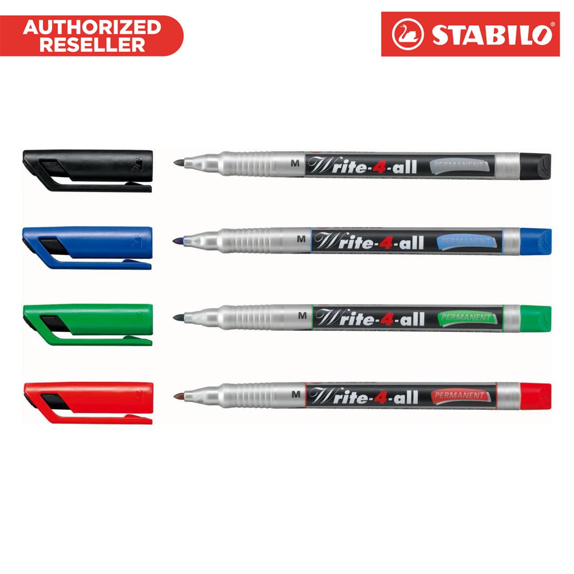 Stabilo OHpen Lot De 10 Feutre De Rétroprojection Avec Encre Soluble