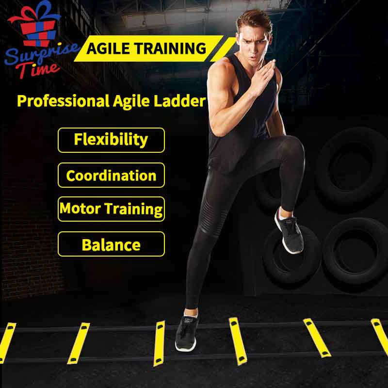 Multifunctional Agility Ladder 7 Meters 13 Sections of Soccer Training Agility Training Ladder