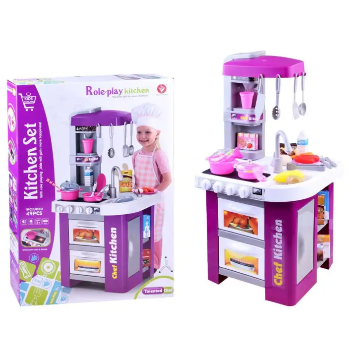 role play kitchen cooking set