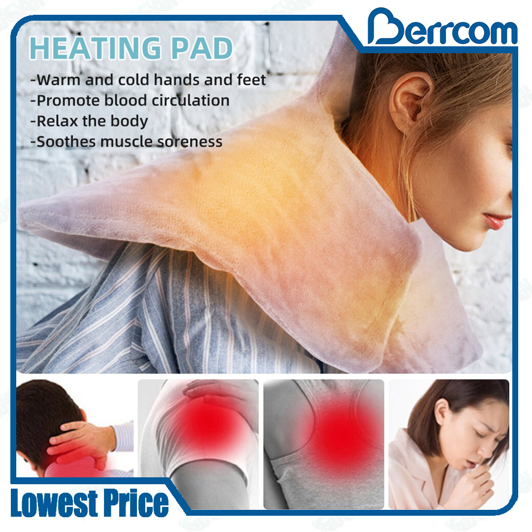 Large Heating Pad for Neck and Shoulders Electric Adjustable ...