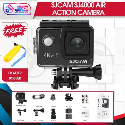 SJCAM SJ4000 AIR Action Camera Full HD 4K WIFI Sport DV 2.0 Inch Screen (Black) FREE Bobber Floater
