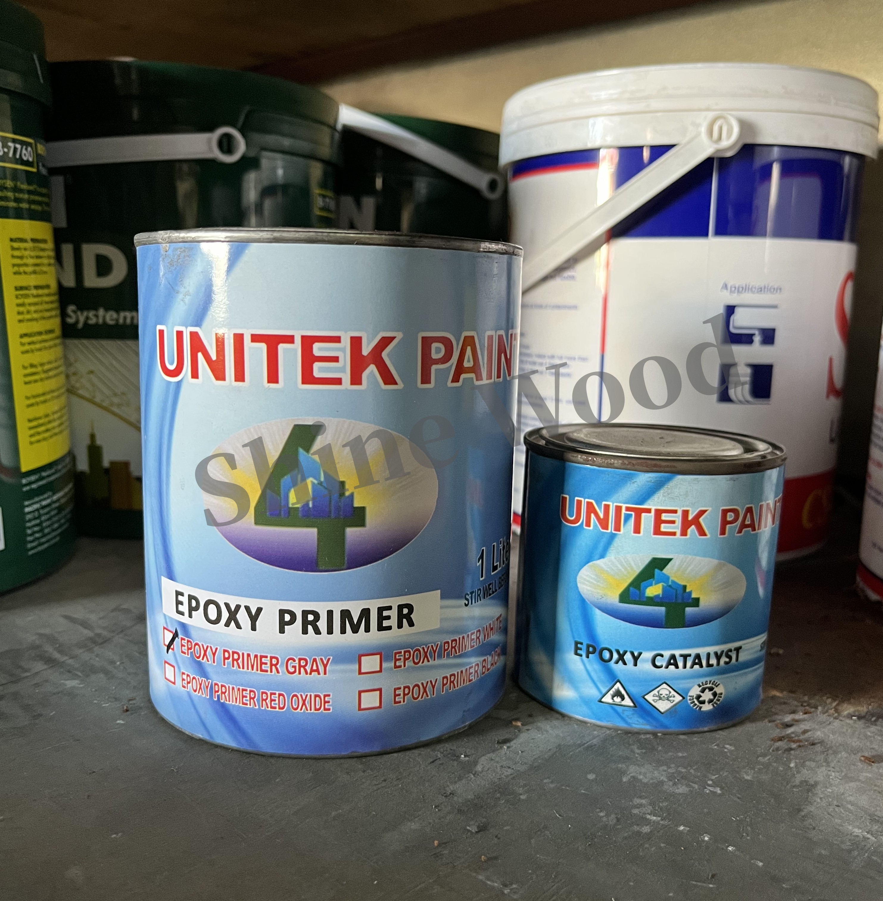 S.W UNITEK PAINT Epoxy Primer Grey 1 Litre 194 Lazada PH