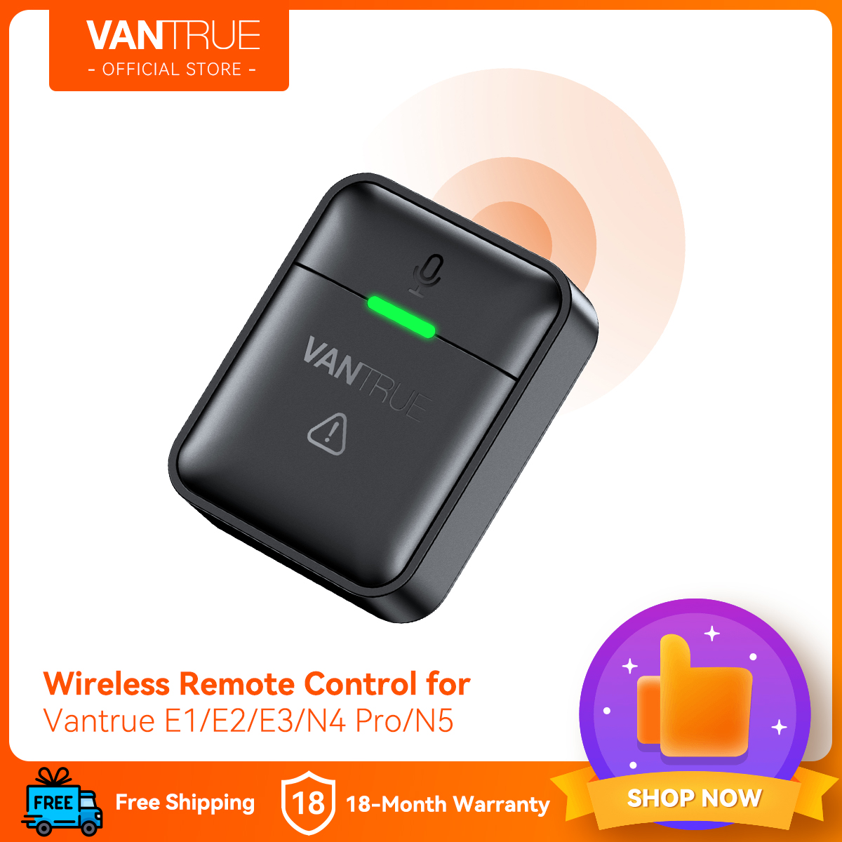 Vantrue N5 4 Channel Dashcam, GPS, WiFi, Voice Control