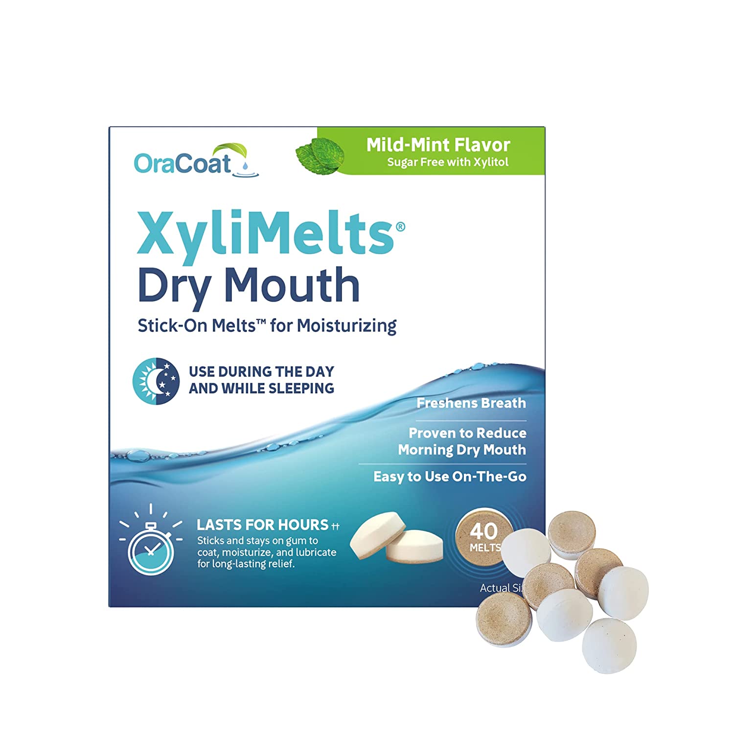 Customer Reviews: OraCoat XyliMelts for Dry Mouth Relief, Sugar-Free with  Xylitol - CVS Pharmacy