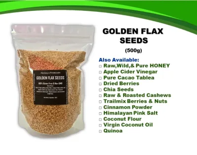 Golden Flax Seeds 500grams (Organic)