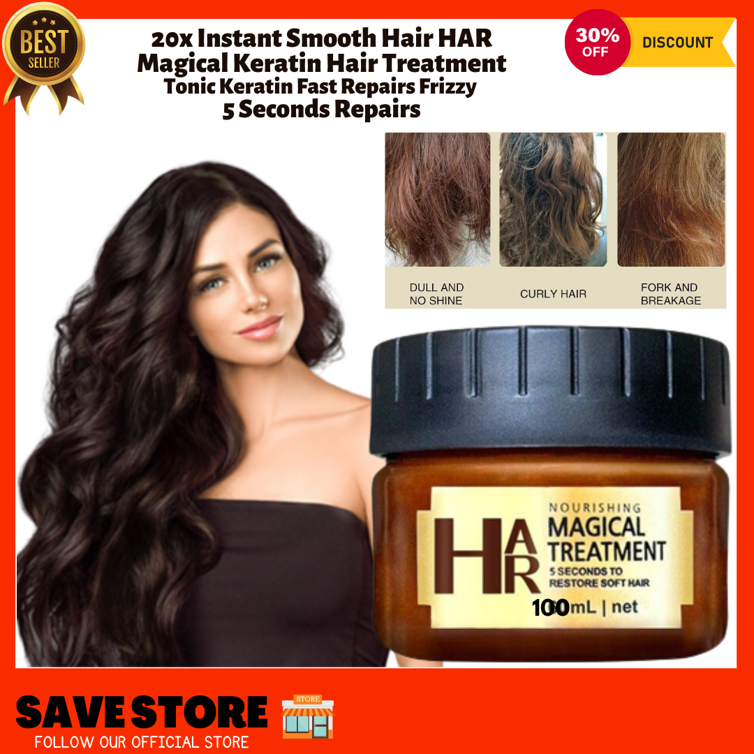 👱‍♀️[5 Seconds Repairs Damage Hair👱‍♀️Instant Smooth Hair Serum Soft And  Smooth Hair Care Product HAR 100ml Magical Keratin Hair Treatment Mask Root  Hair Tonic Keratin Fast Repairs Frizzy Make Hair Soft Smooth