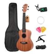 Rosewood Concert Ukulele Kit - Perfect for Beginners (Brand: N/A)