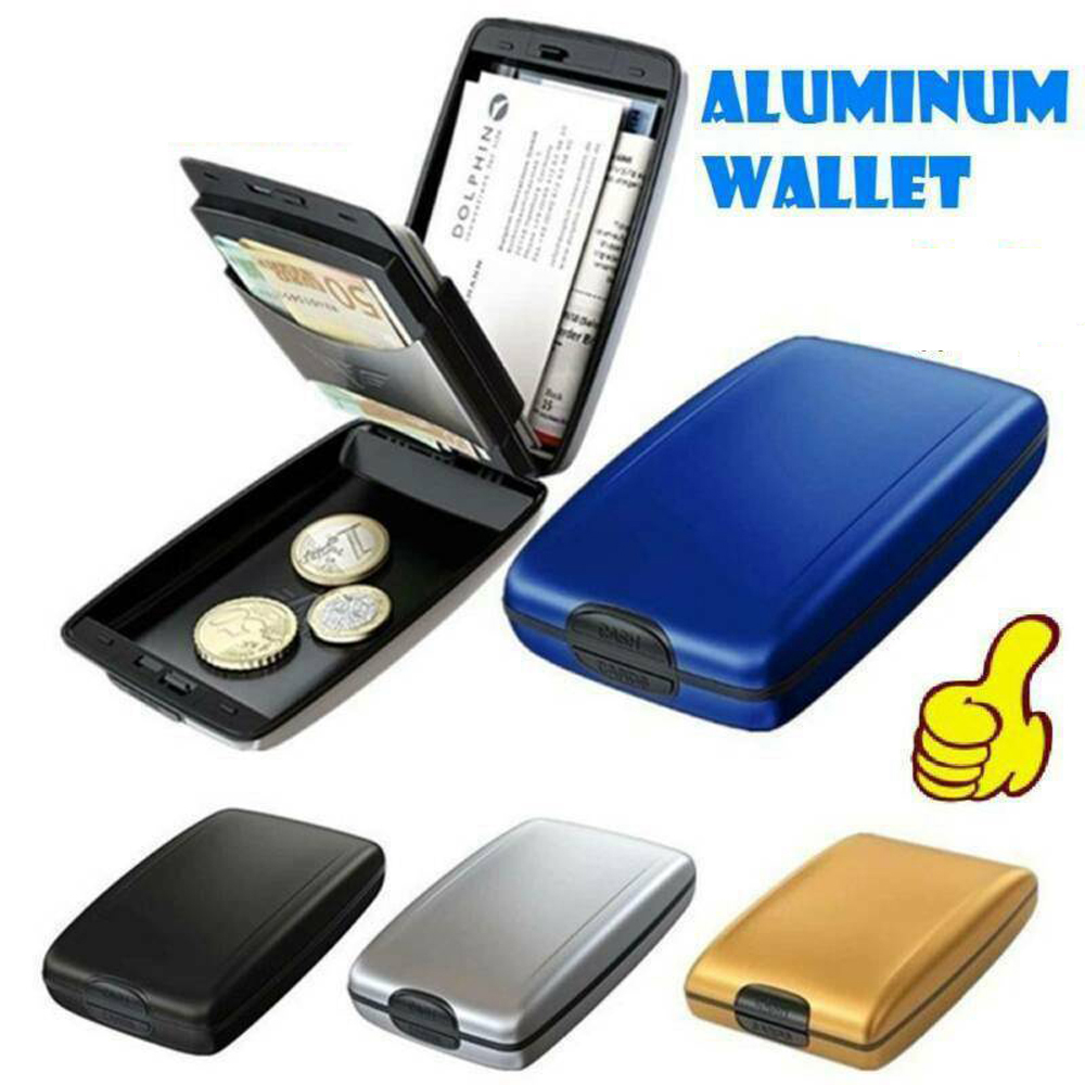 metal credit card case wallet