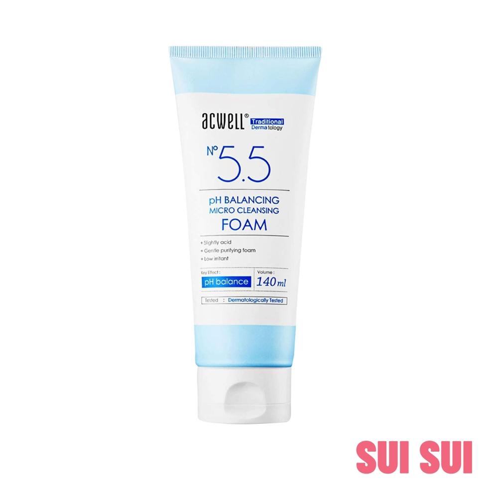 5.5 ph balancing micro cleansing foam