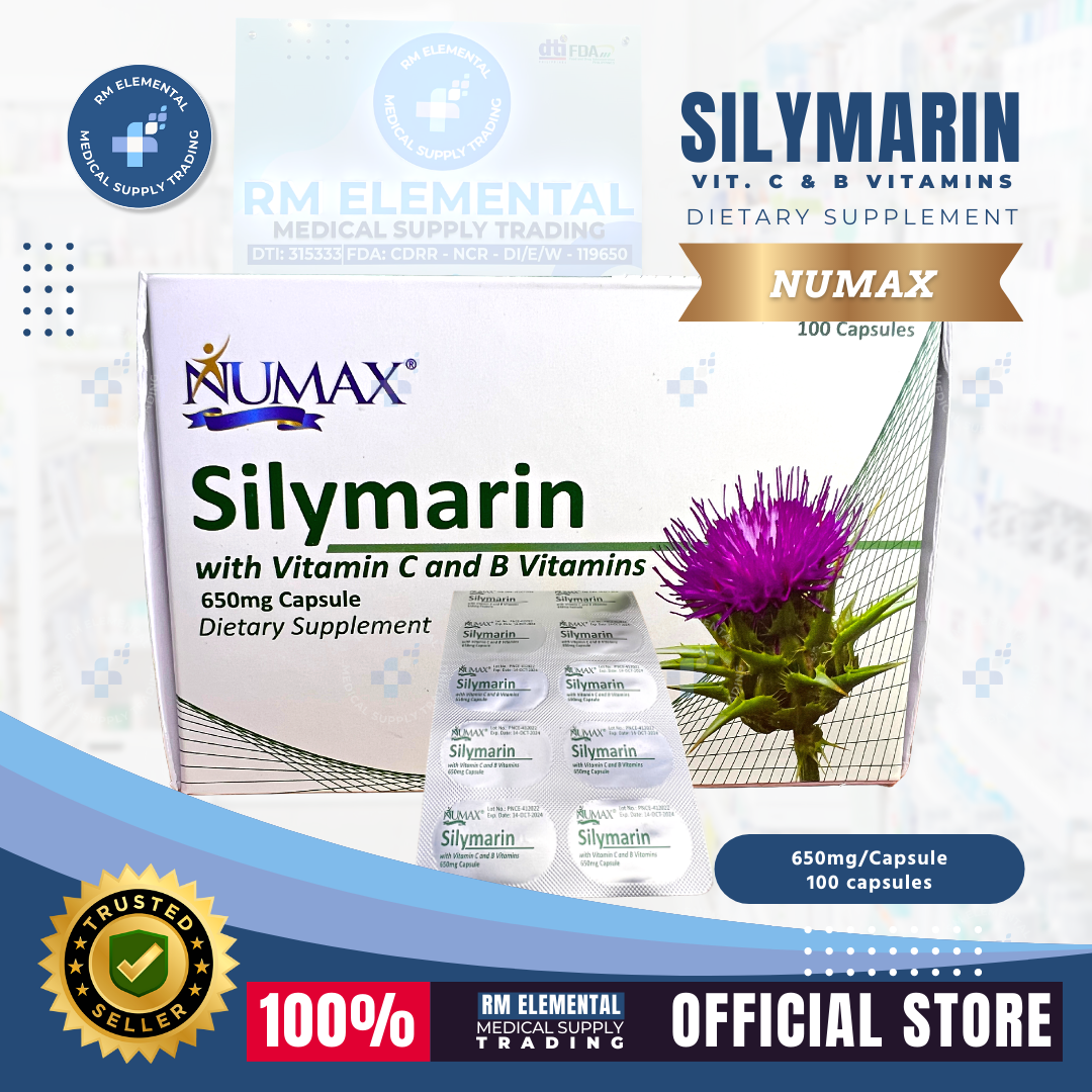 Silymarin with Vitamin C & B Vitamins NUMAX 650mg (Promo Pack) Lazada PH