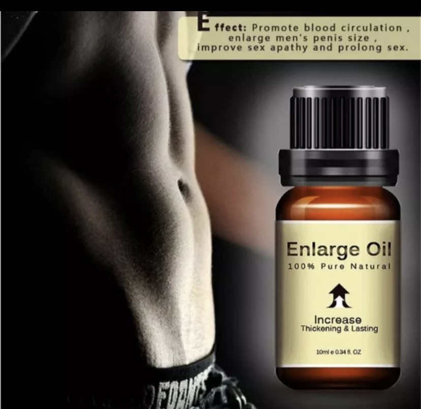 100 Pure Natural Enlarge Oil + Increasing Thickening & Lasting (10ML