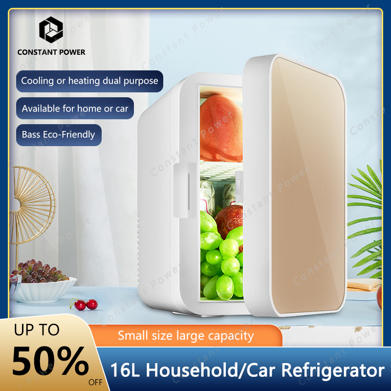 16L Portable Car/Home Mini Electronic Refrigerator Home Car Use