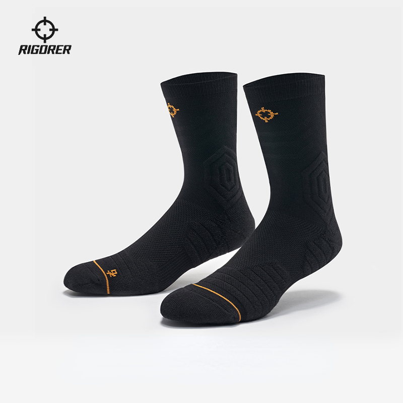 RIGORER Elite Basketball Socks High Tube Men's Thickened
