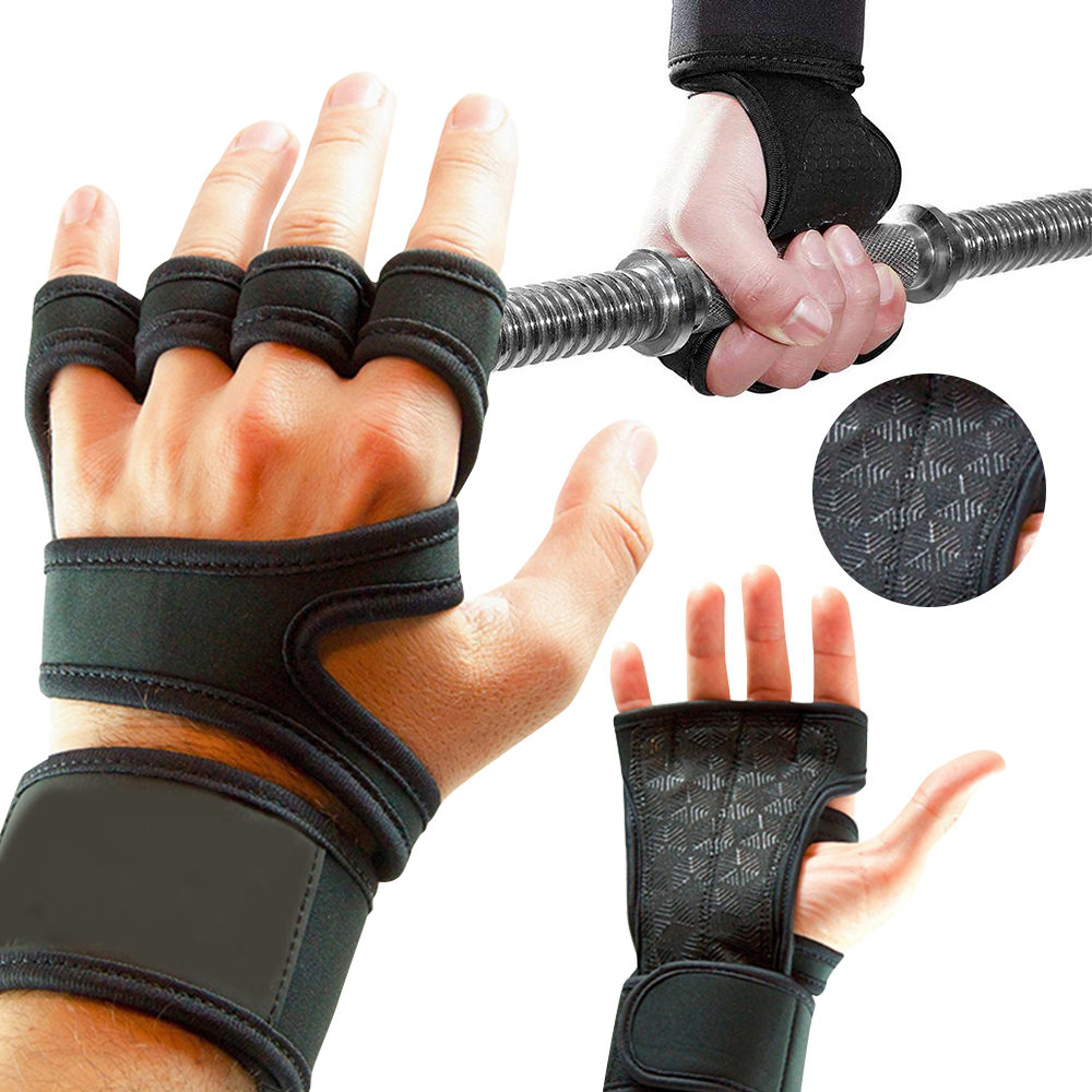 CLEOES Gymnastics Grip, Hand Protection Cross Training Finger Trainer Workout Hand Palm Silicone Ergonomic Palm Grips Strength Trainer Pull Ups I.455300289