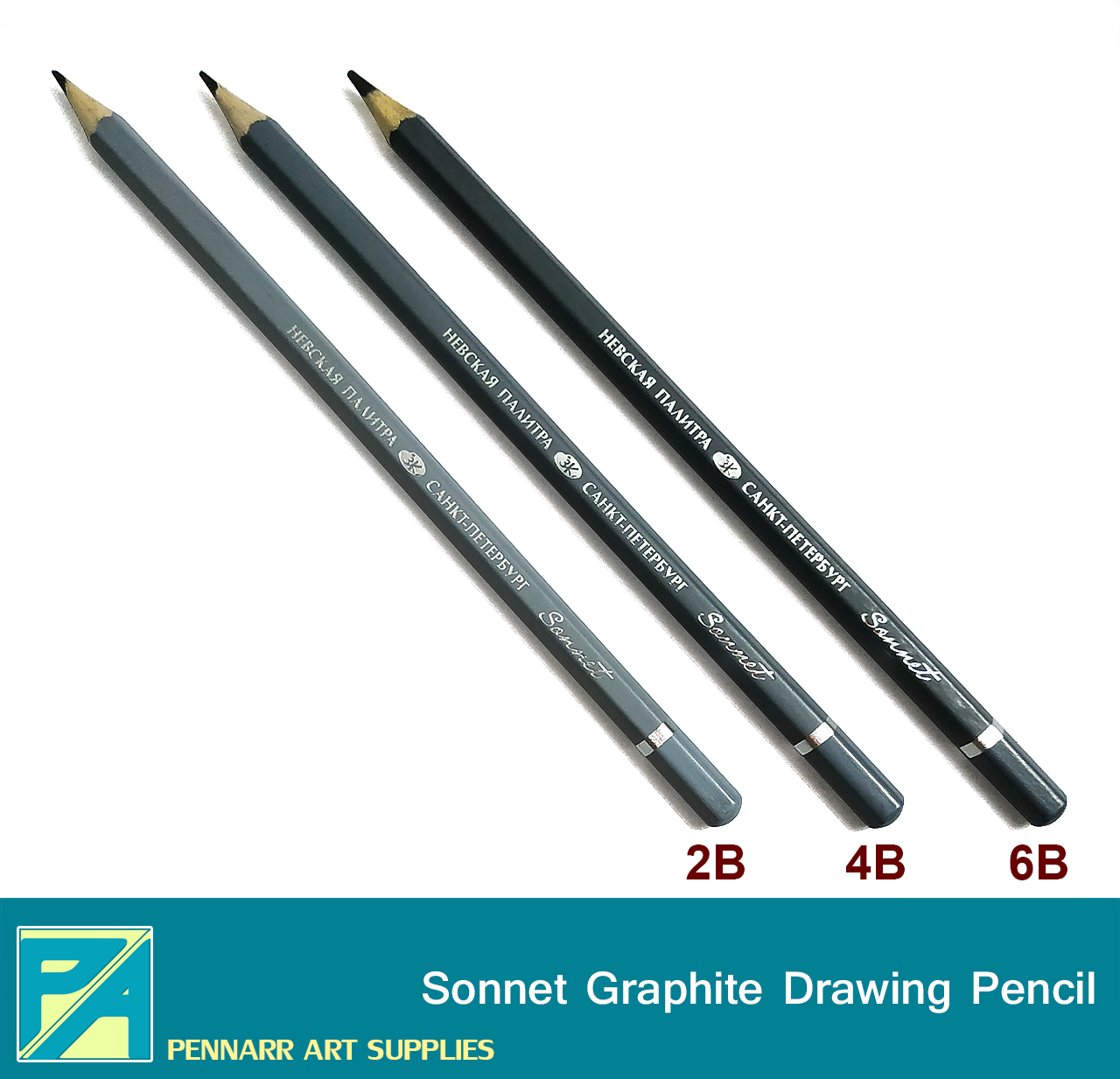 Graphite Drawing Pencil 2B, 4B, 6B (SOLD PER PIECE) Art, Sketch