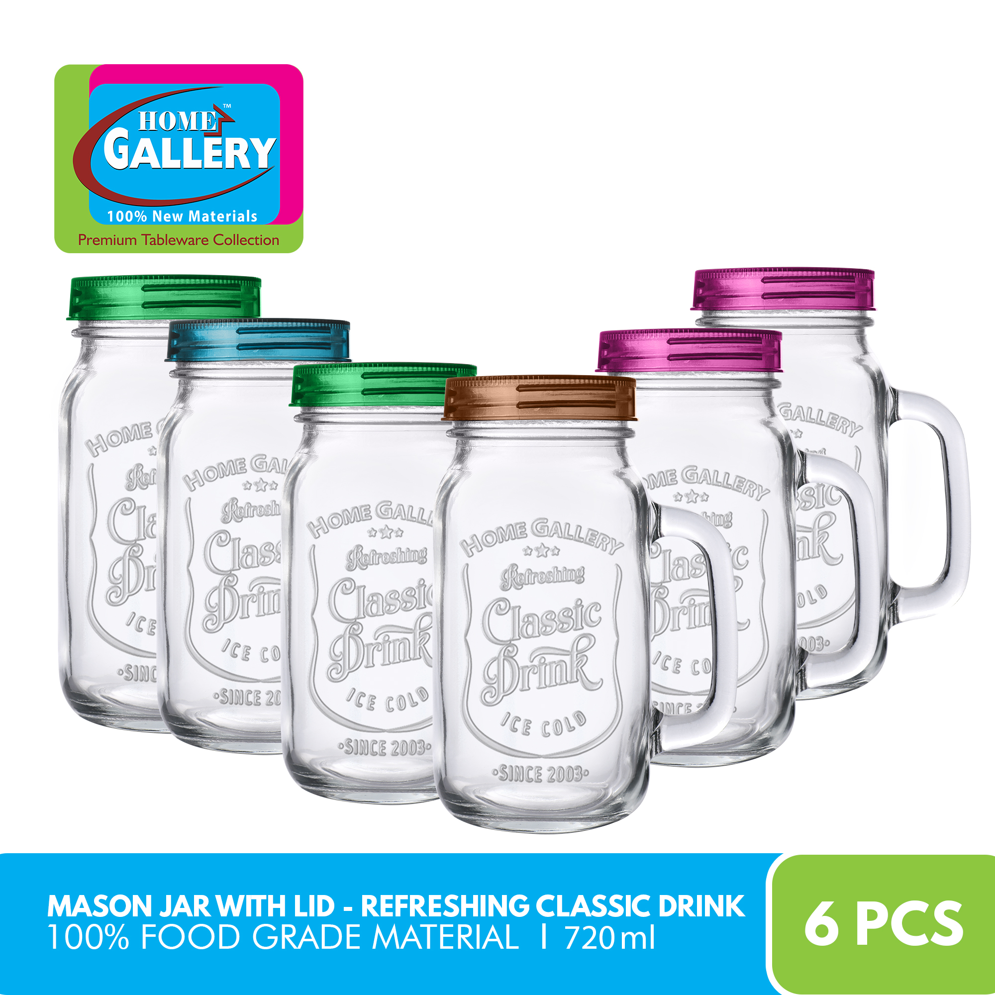 6pcs Mason Jar Hanger 本格派ま！